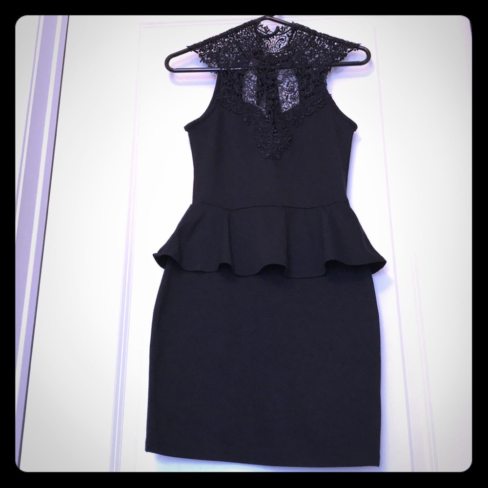 Laced Plum Dress